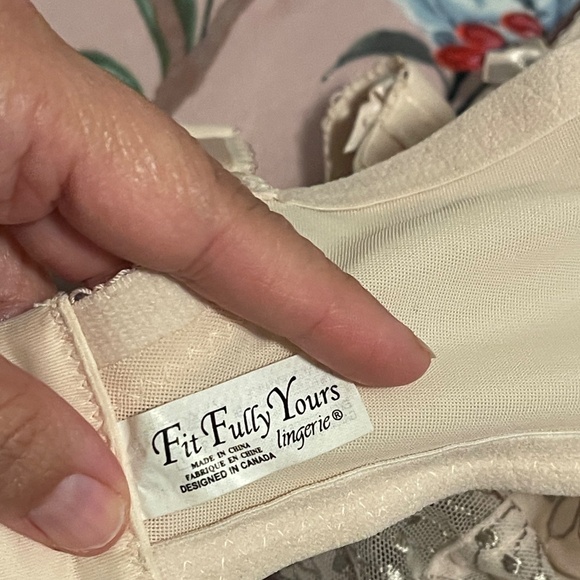 Fit Fully Yours Lingerie: Cloud Pink Nicole Sheer Lace Bra (US 34G) - Picture 8 of 8